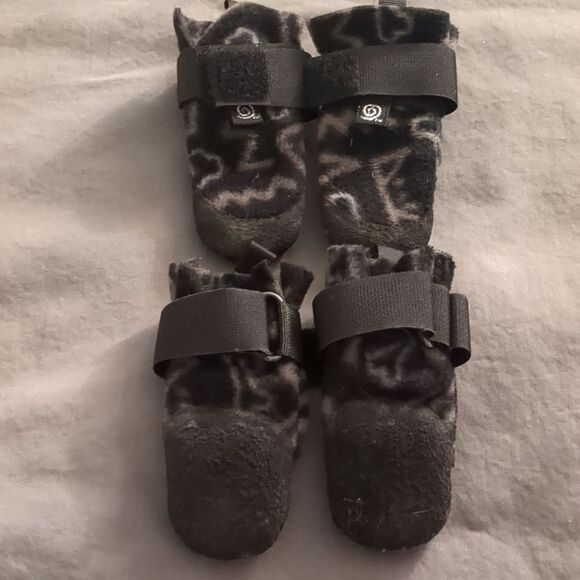 NEW Ultra Paws Cozy Paws Grey Indoor Boots for Dogs - Petite - Picture 6 of 9